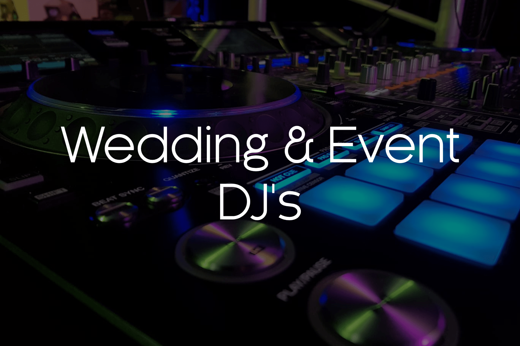 wedding event djs